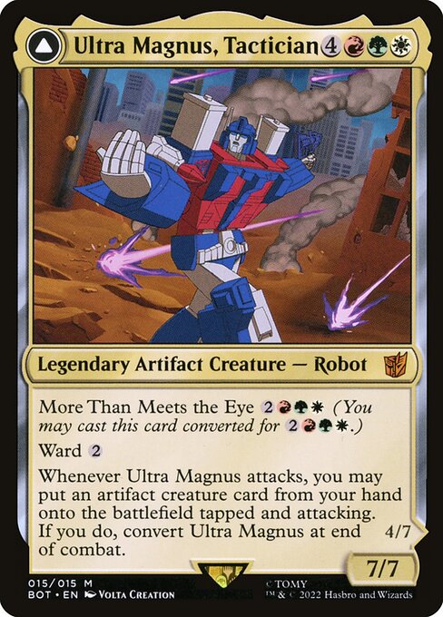 Ultra Magnus, Tactician // Ultra Magnus, Armored Carrier from Transformers