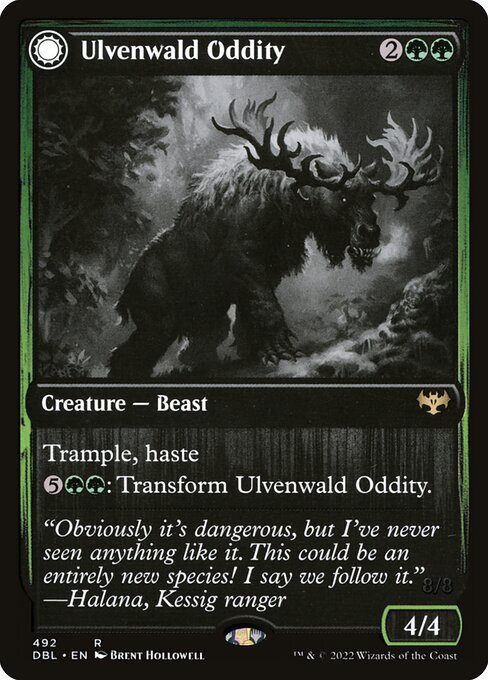 Ulvenwald Oddity // Ulvenwald Behemoth from Innistrad: Double Feature