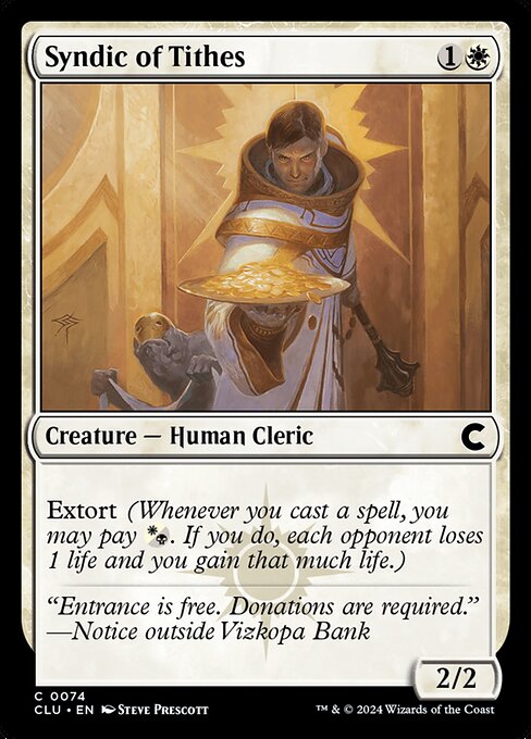 Syndic of Tithes from Ravnica: Clue Edition