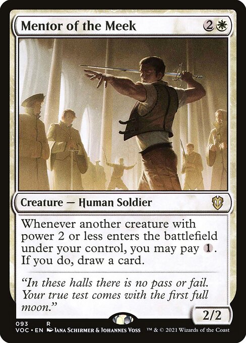 Mentor of the Meek from Crimson Vow Commander