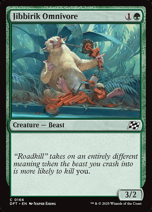 Jibbirik Omnivore highlighted card art