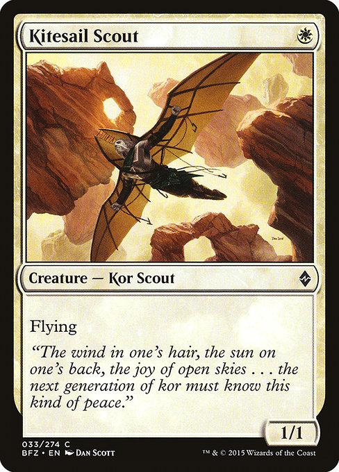 Kitesail Scout highlighted card art