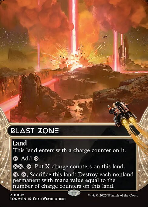 Blast Zone highlighted card art