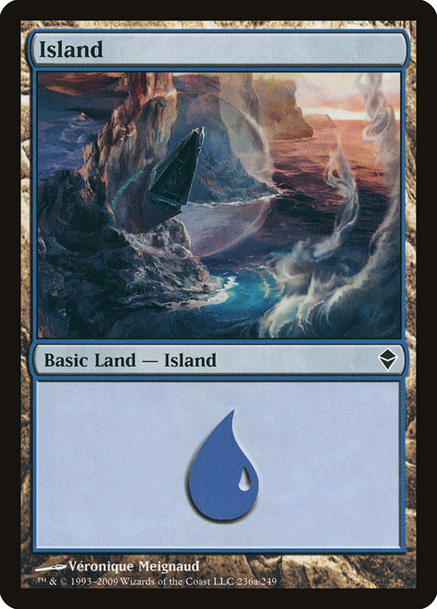 Island from Zendikar