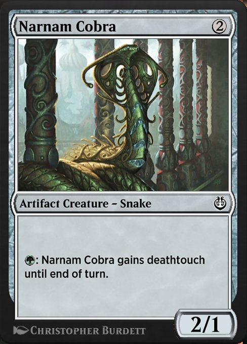 Narnam Cobra highlighted card art