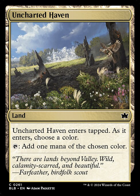 Uncharted Haven from Bloomburrow