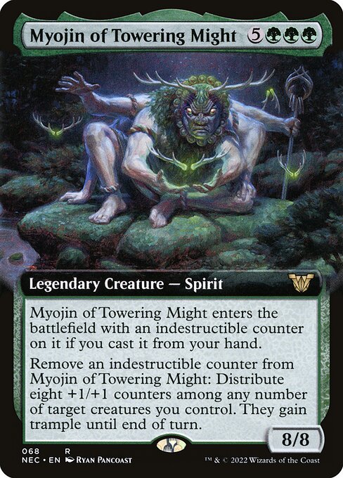 Myojin of Towering Might from Neon Dynasty Commander