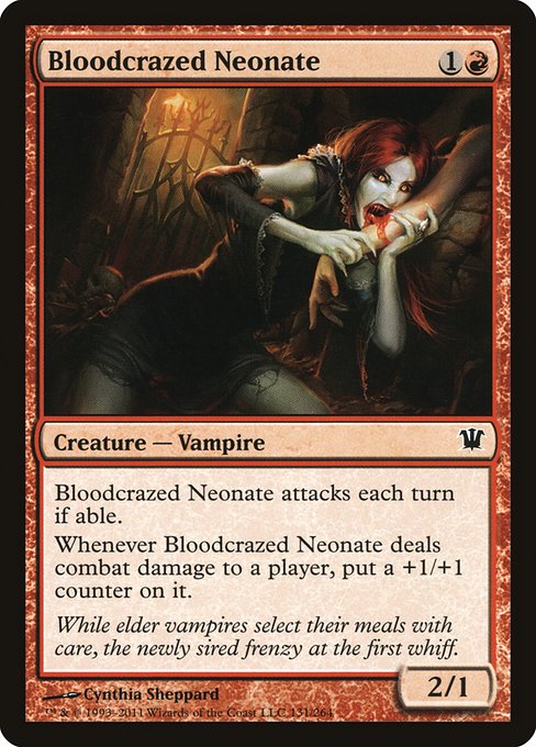 Bloodcrazed Neonate from Innistrad