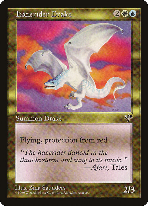Hazerider Drake highlighted card art