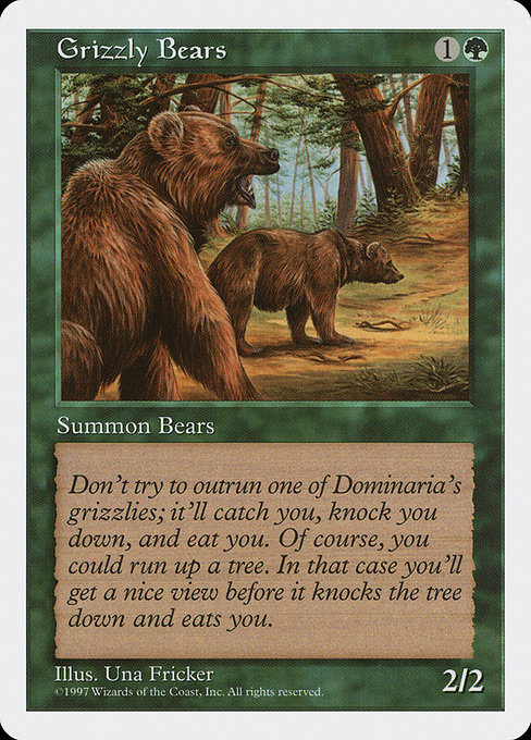 Grizzly Bears from Fifth Edition