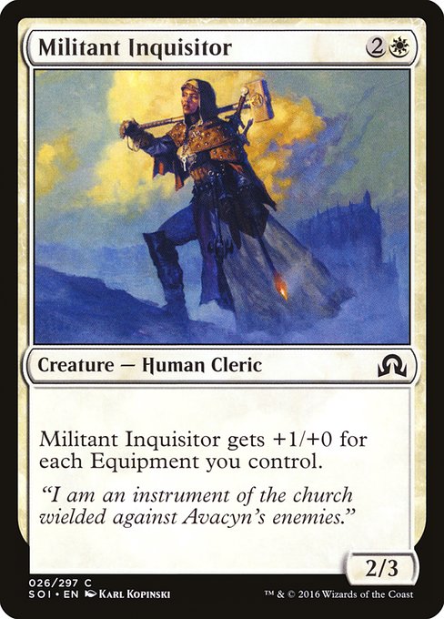 Militant Inquisitor from Shadows over Innistrad
