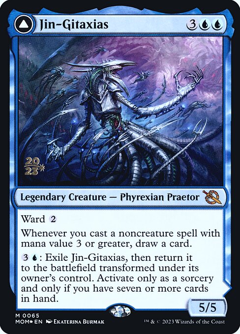 Jin-Gitaxias // The Great Synthesis from March of the Machine Promos