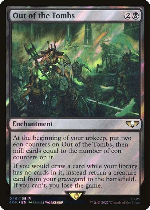 Out of the Tombs highlighted card art