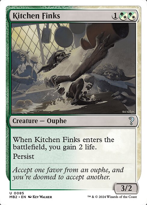 Kitchen Finks highlighted card art