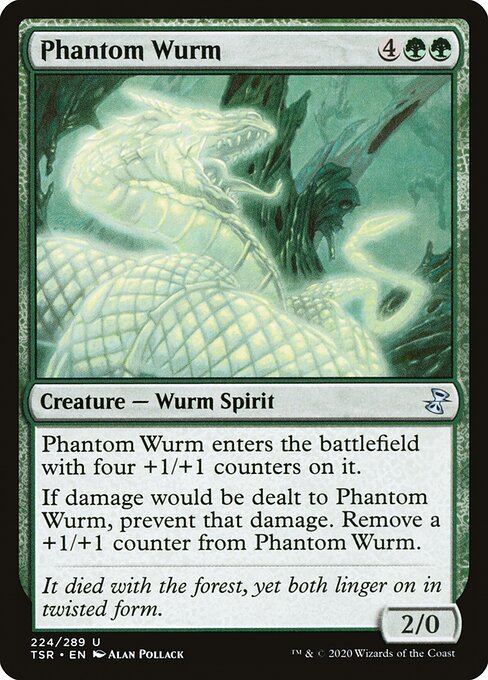 Phantom Wurm highlighted card art