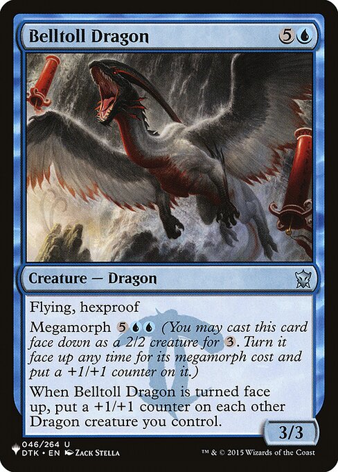Belltoll Dragon highlighted card art