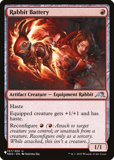 Rabbit Battery highlighted card art
