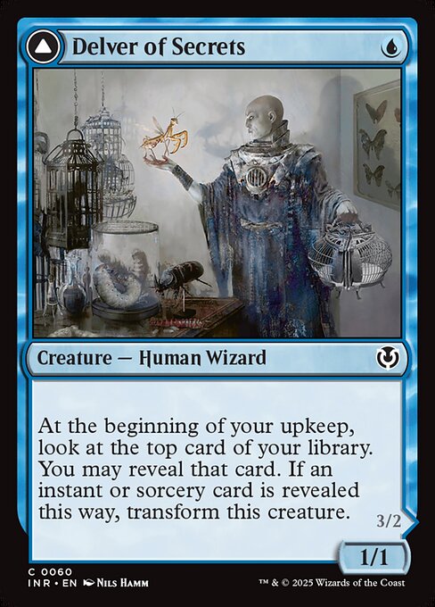 Delver of Secrets // Insectile Aberration from Innistrad Remastered