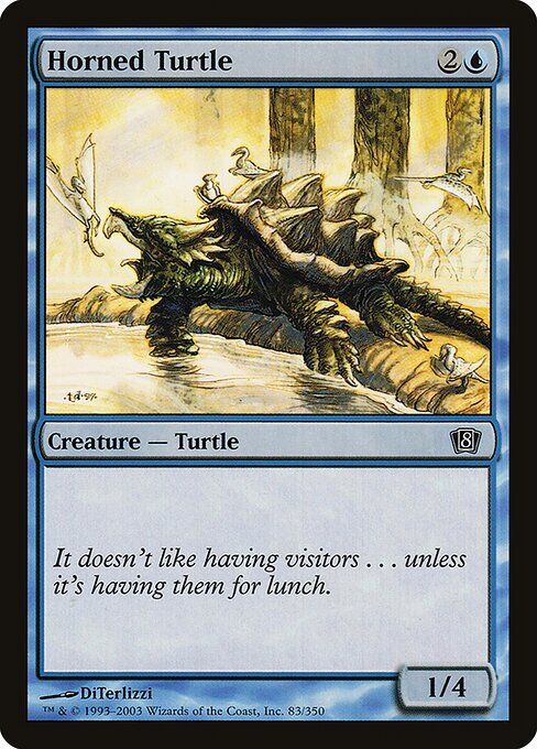 Horned Turtle from Eighth Edition
