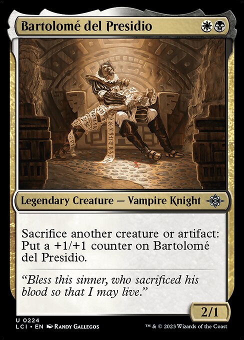 Bartolomé del Presidio highlighted card art