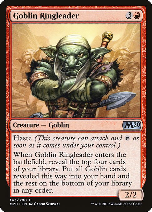 Goblin Ringleader from Core Set 2020