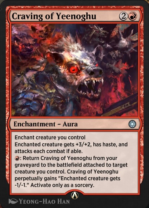 Craving of Yeenoghu highlighted card art