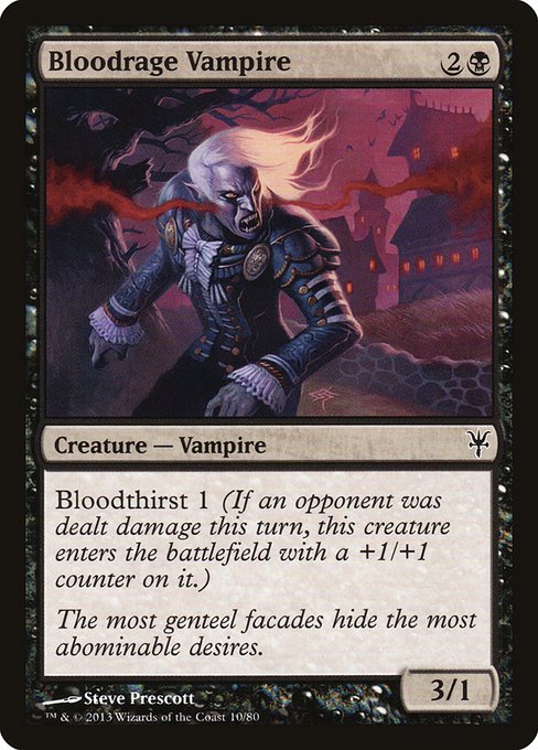 Bloodrage Vampire highlighted card art