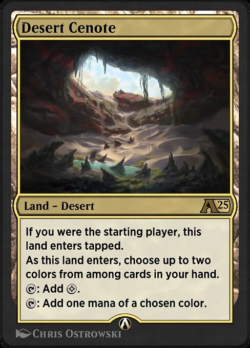 Desert Cenote highlighted card art