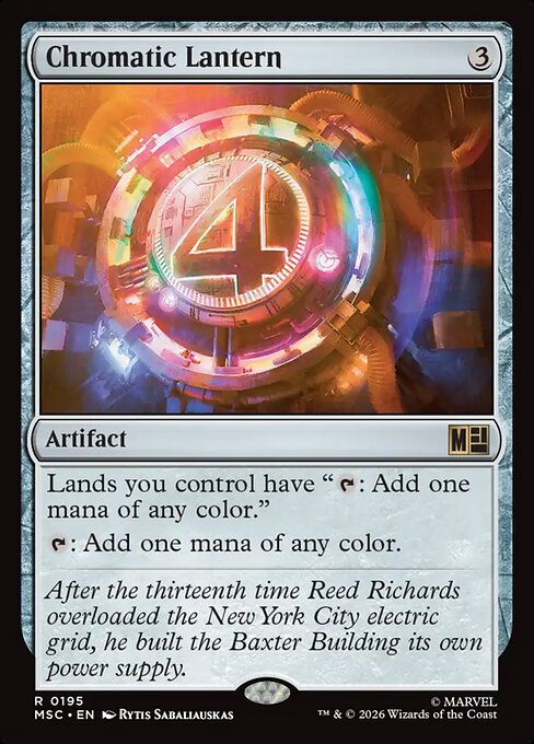 Chromatic Lantern from Marvel Super Heroes Commander