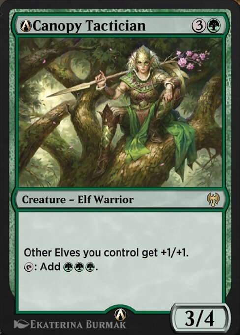 A-Canopy Tactician highlighted card art