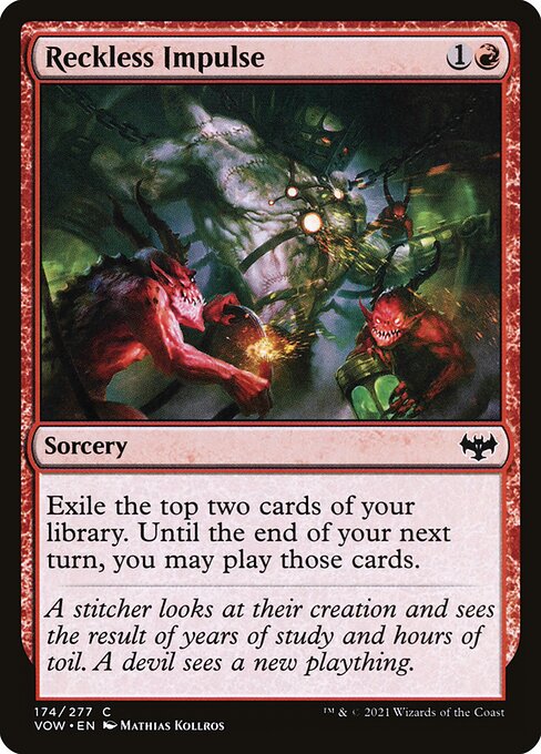 Reckless Impulse from Innistrad: Crimson Vow
