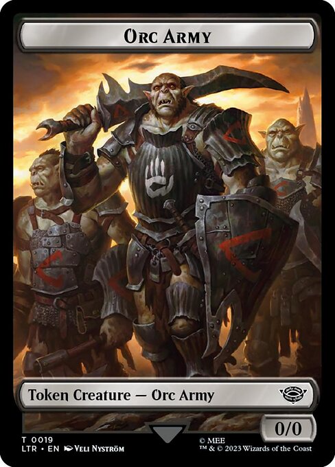 Orc Army from Tales of Middle-earth Tokens
