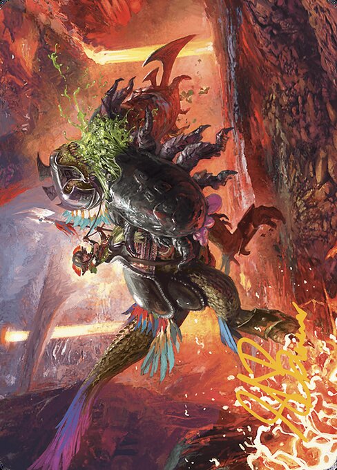 Triumphant Chomp // Triumphant Chomp from The Lost Caverns of Ixalan Art Series