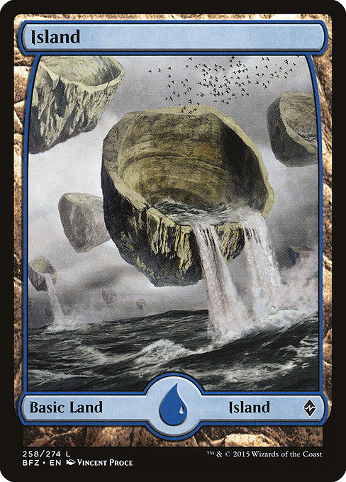 Island from Battle for Zendikar