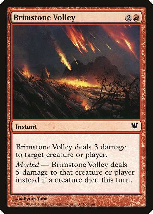 Brimstone Volley from Innistrad