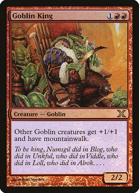 Goblin King from Tenth Edition