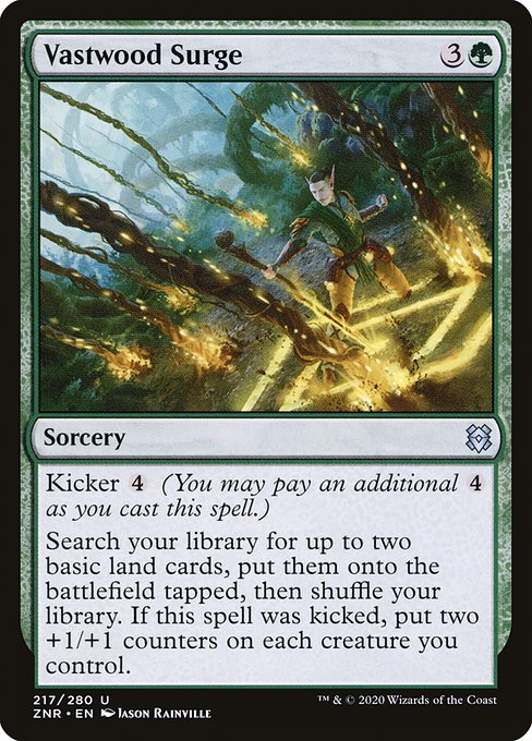 Vastwood Surge from Zendikar Rising