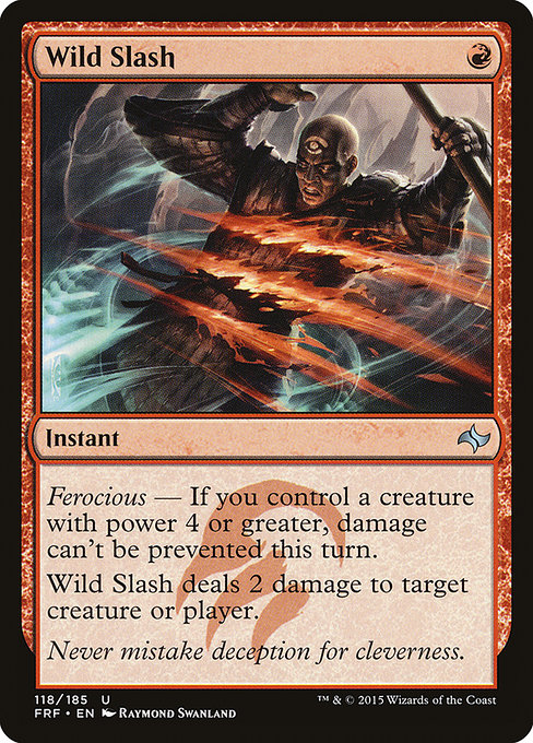 Wild Slash from Fate Reforged