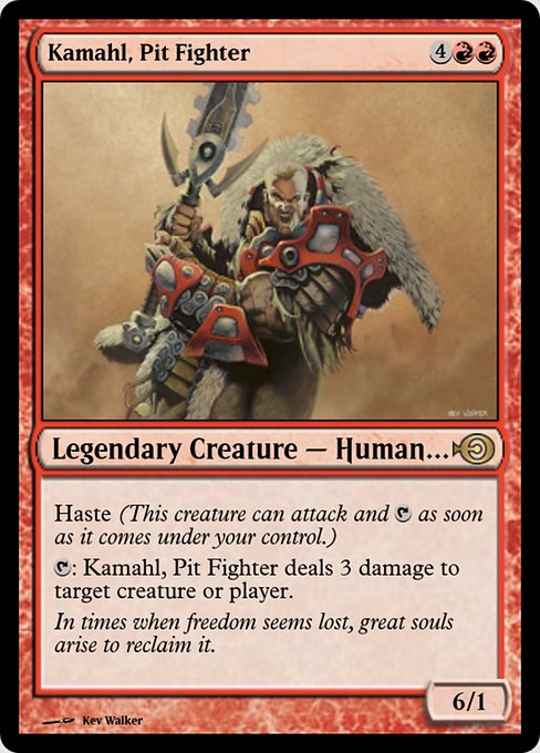 Kamahl, Pit Fighter from Magic Online Promos