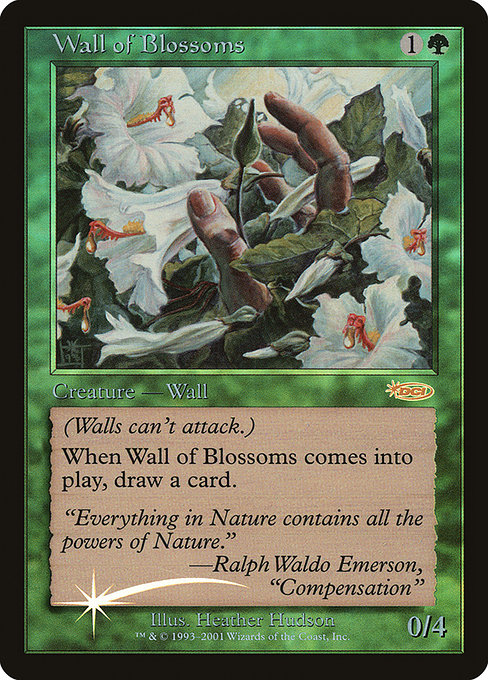 Wall of Blossoms from Friday Night Magic 2002