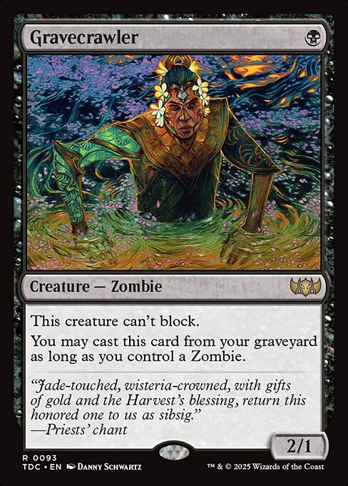 Gravecrawler highlighted card art