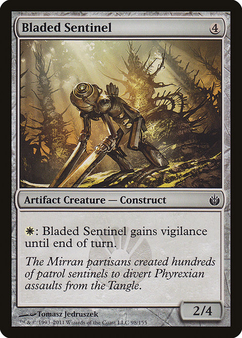 Bladed Sentinel highlighted card art