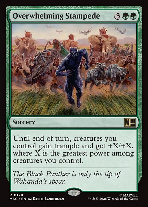 Overwhelming Stampede from Marvel Super Heroes Commander