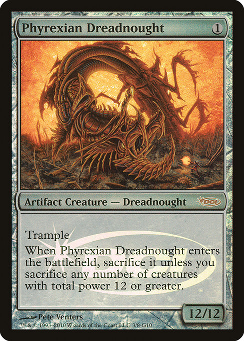 Phyrexian Dreadnought from Judge Gift Cards 2010