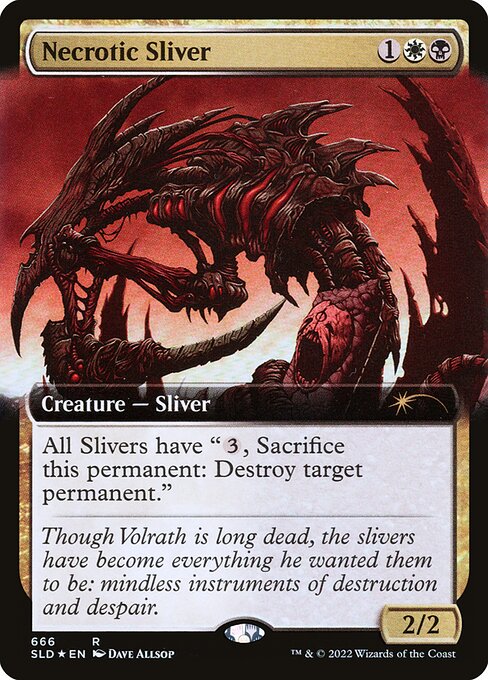 Necrotic Sliver from Secret Lair Drop