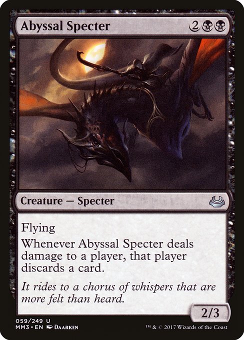 Abyssal Specter highlighted card art