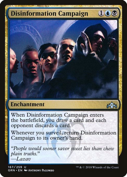 Disinformation Campaign from Guilds of Ravnica
