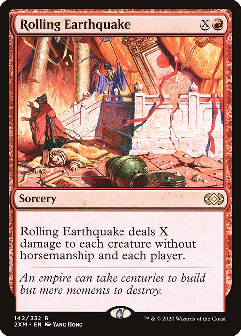 Rolling Earthquake highlighted card art