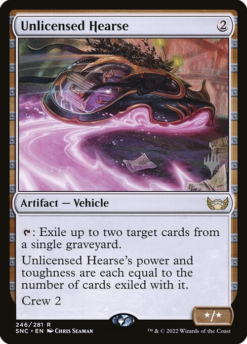 Unlicensed Hearse from Streets of New Capenna Promos