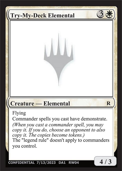 Try-My-Deck Elemental highlighted card art